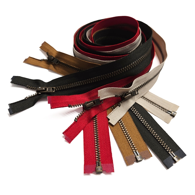 YKK No.3 Antique Brass Open End Zips