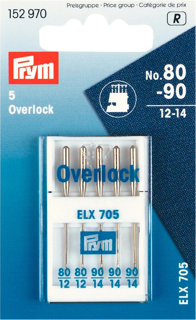 Prym Overlock Machine Needles, No. 80-90