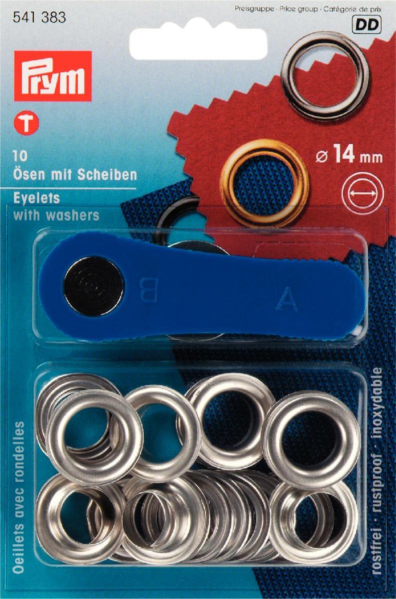 10 Eyelets with Washers with tool