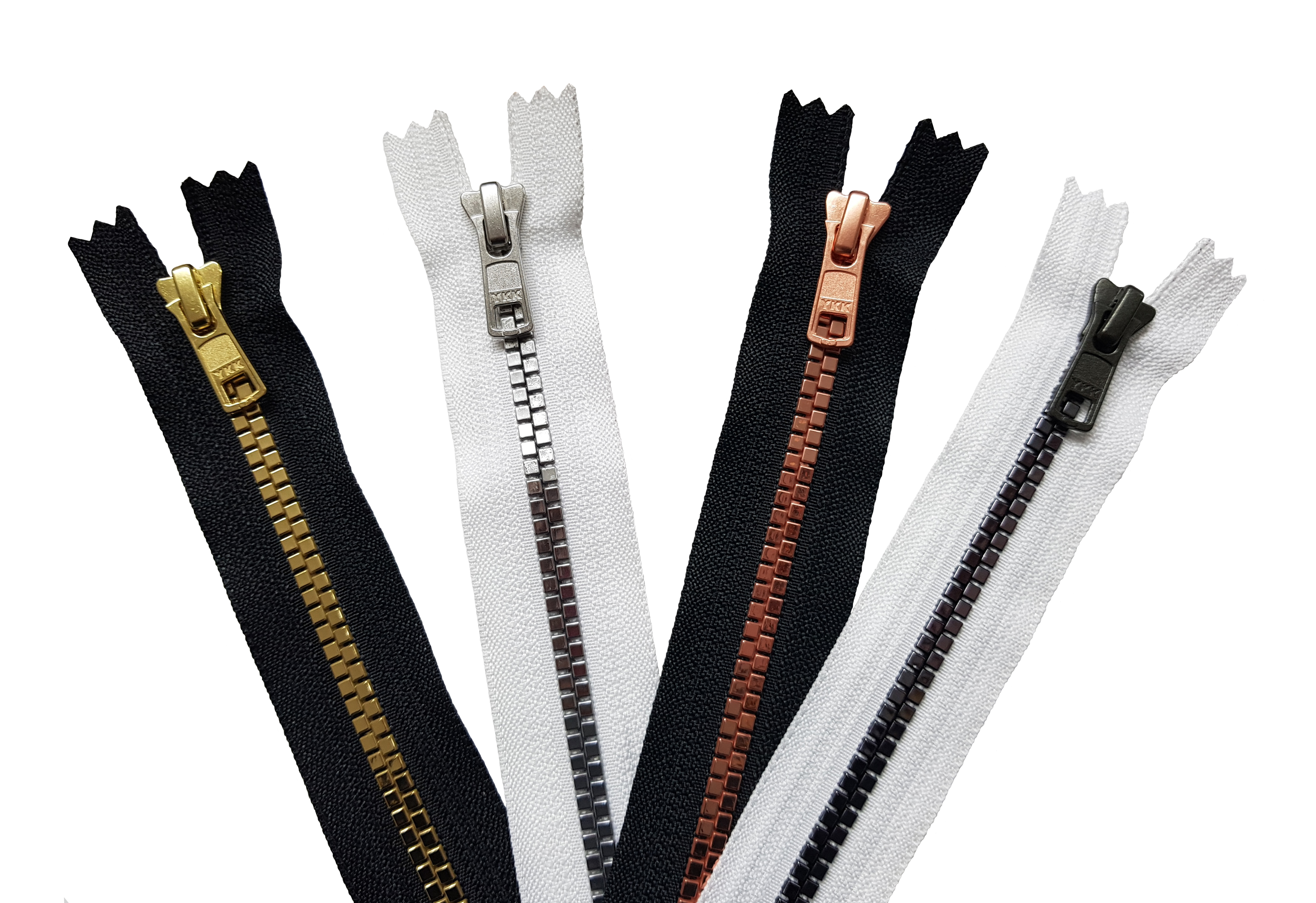 YKK NO.5 FLAT TEETH ZIPS