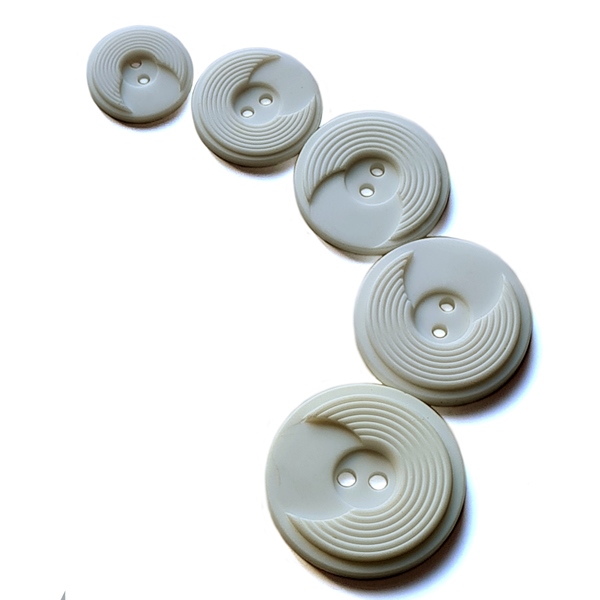 2-Hole Fancy Plastic Button