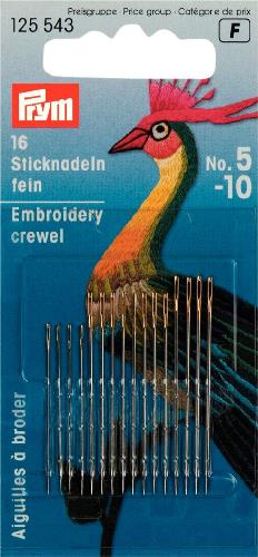 Prym Embroidery Crewel Needles