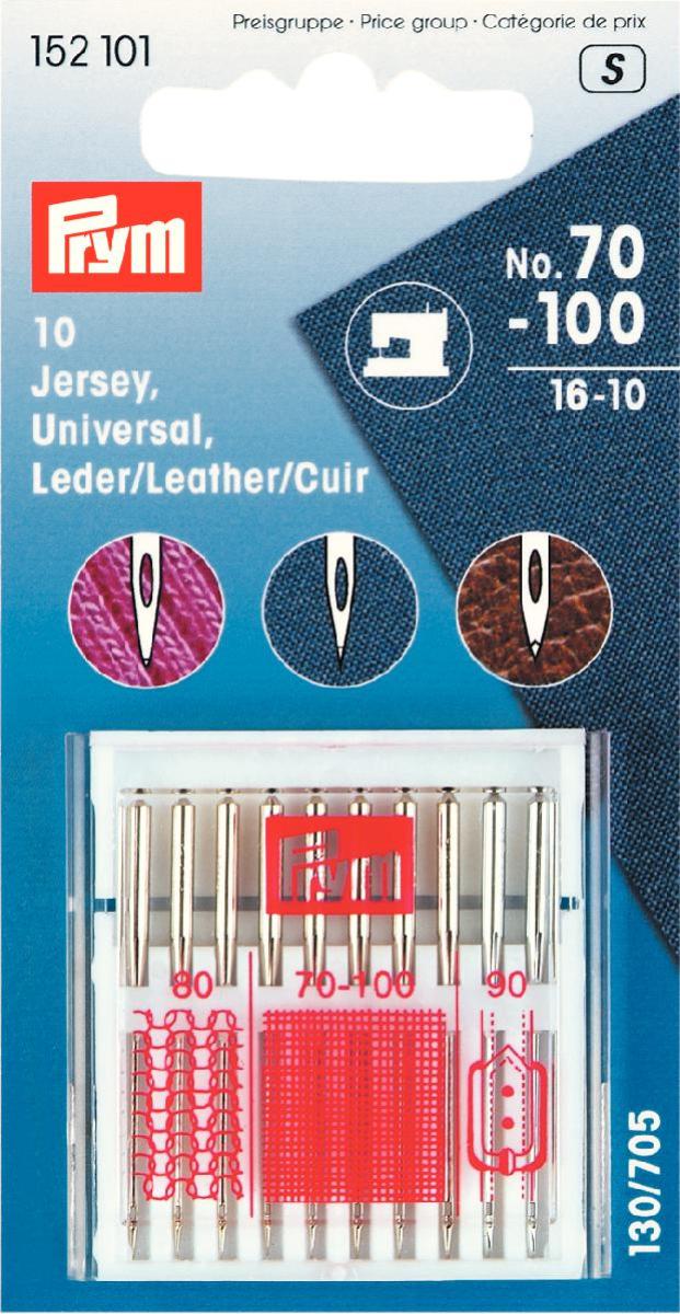 Prym Jersey, Leather Machine Needles, No. 70-100