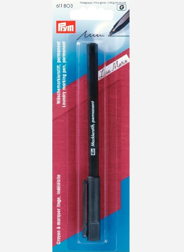 Prym Black Laundry Marking Pen