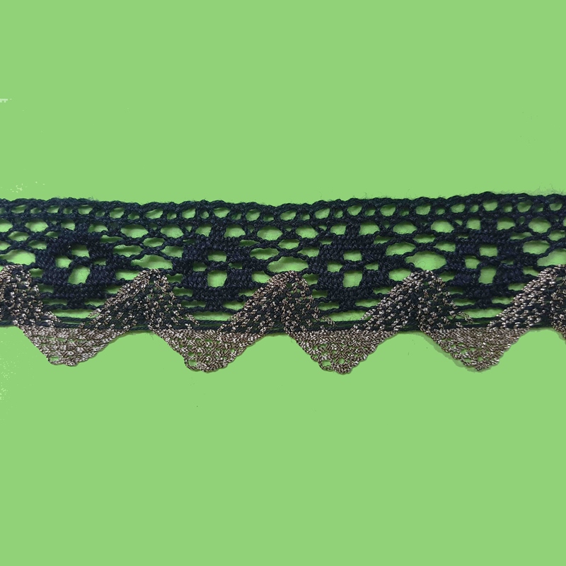 35mm Crochet Lurex Braid