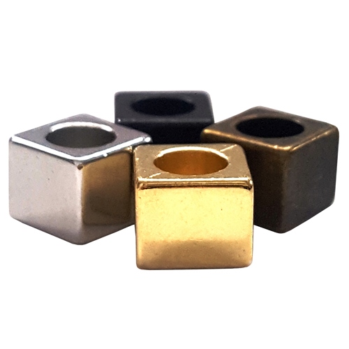 Metal square Shaped Cord End