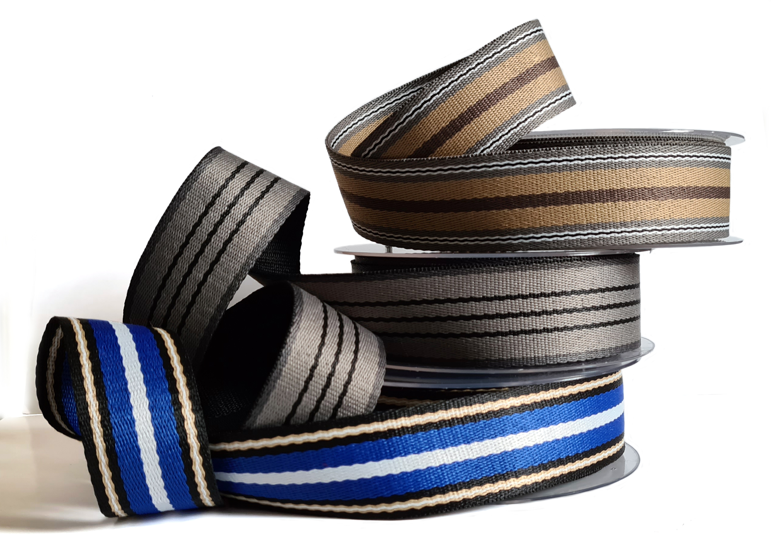 40mm Striped Webbing