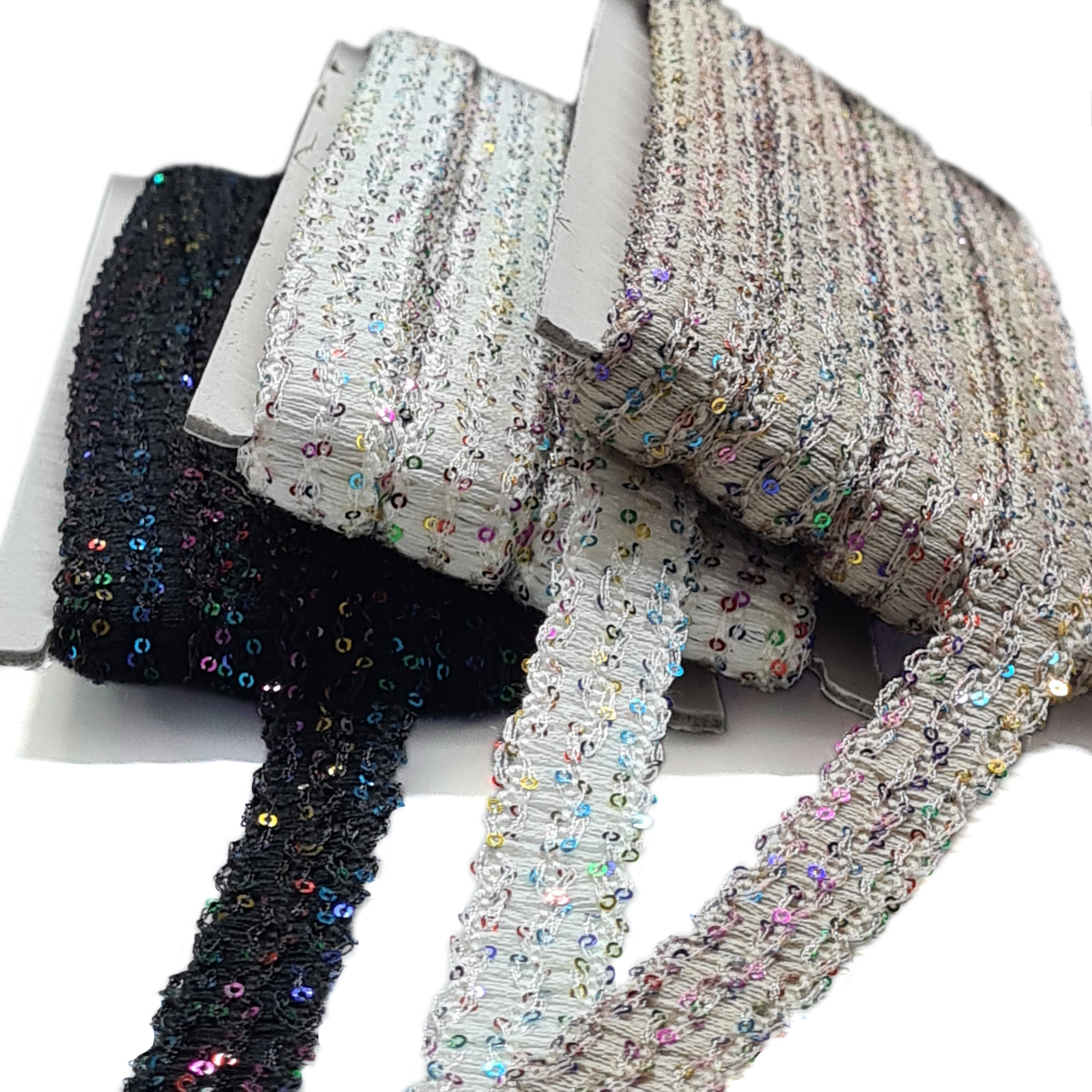 15mm Woven Sequins Trim