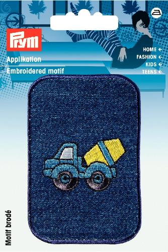 Prym Embroidered Concrete Mixer Motif