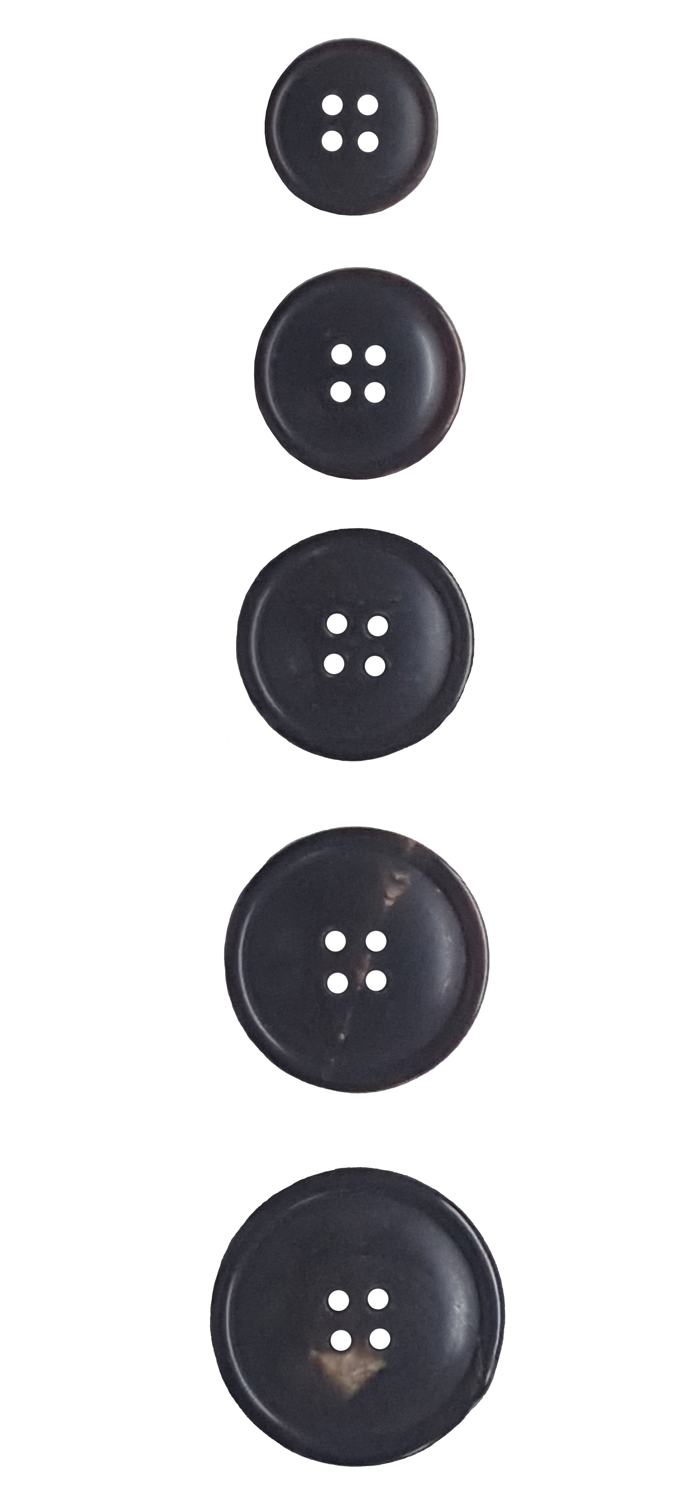 4-Hole Real Horn Buttons