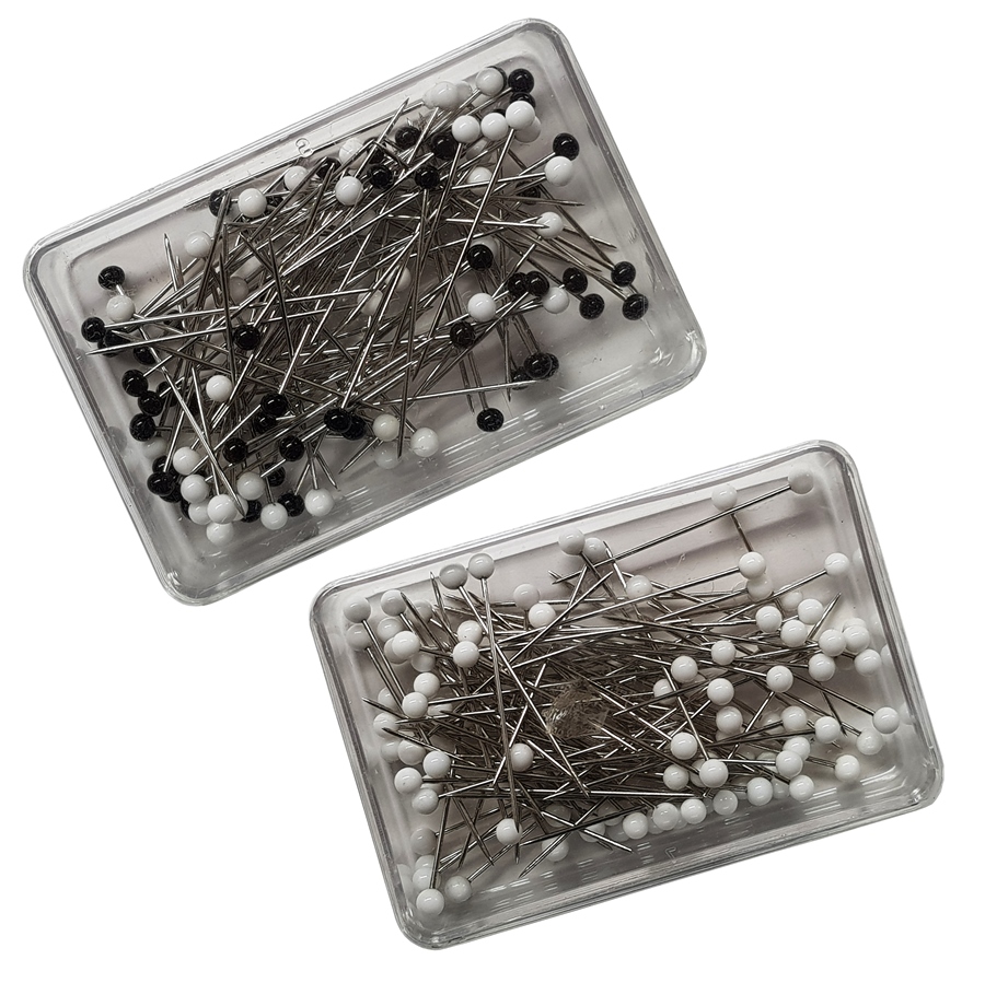Glass Head Steel Pins