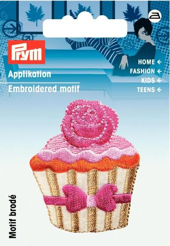 Prym Embroidered Cupcake Motif
