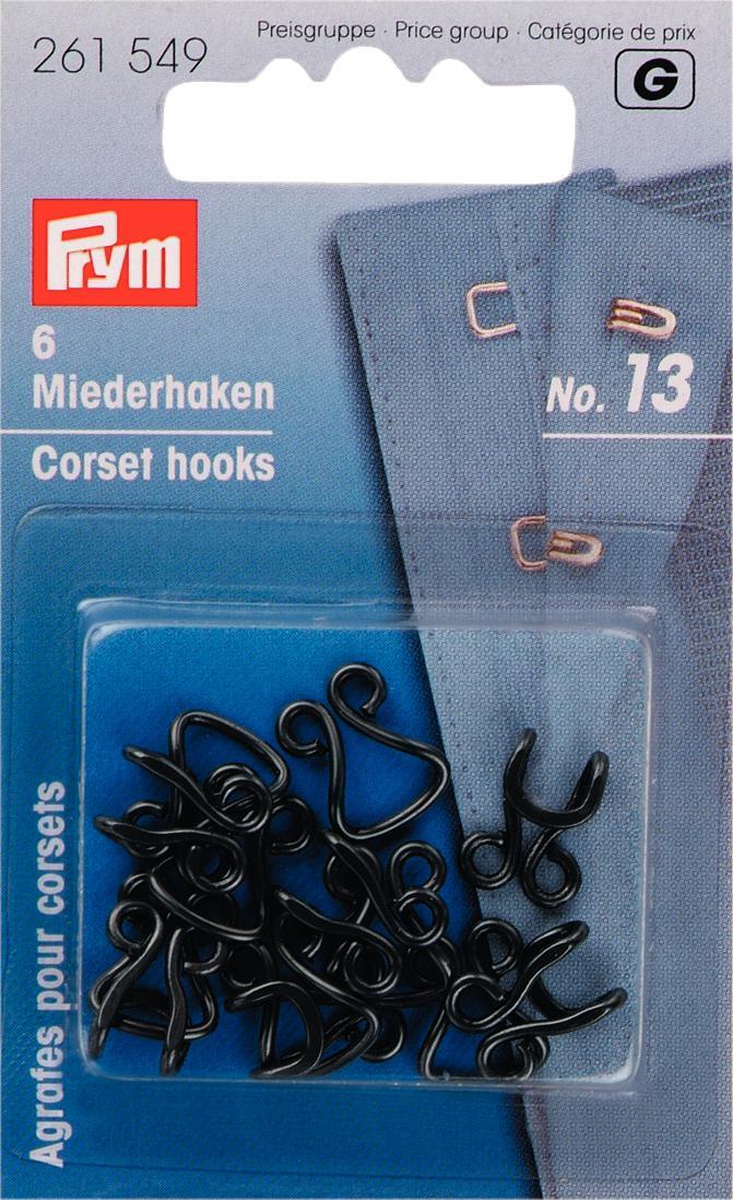 6 Corset Hooks