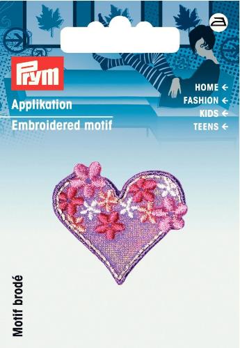 Prym Embroidered Heart Motif