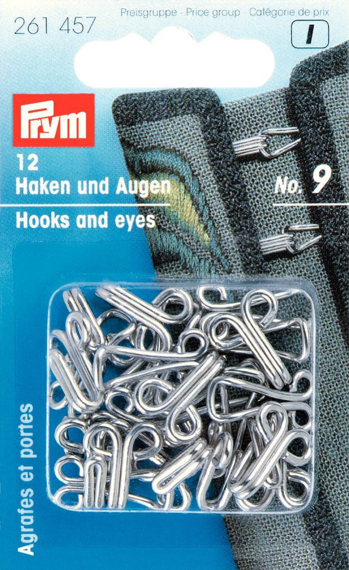 Prym Size 9 Hooks and Eyes