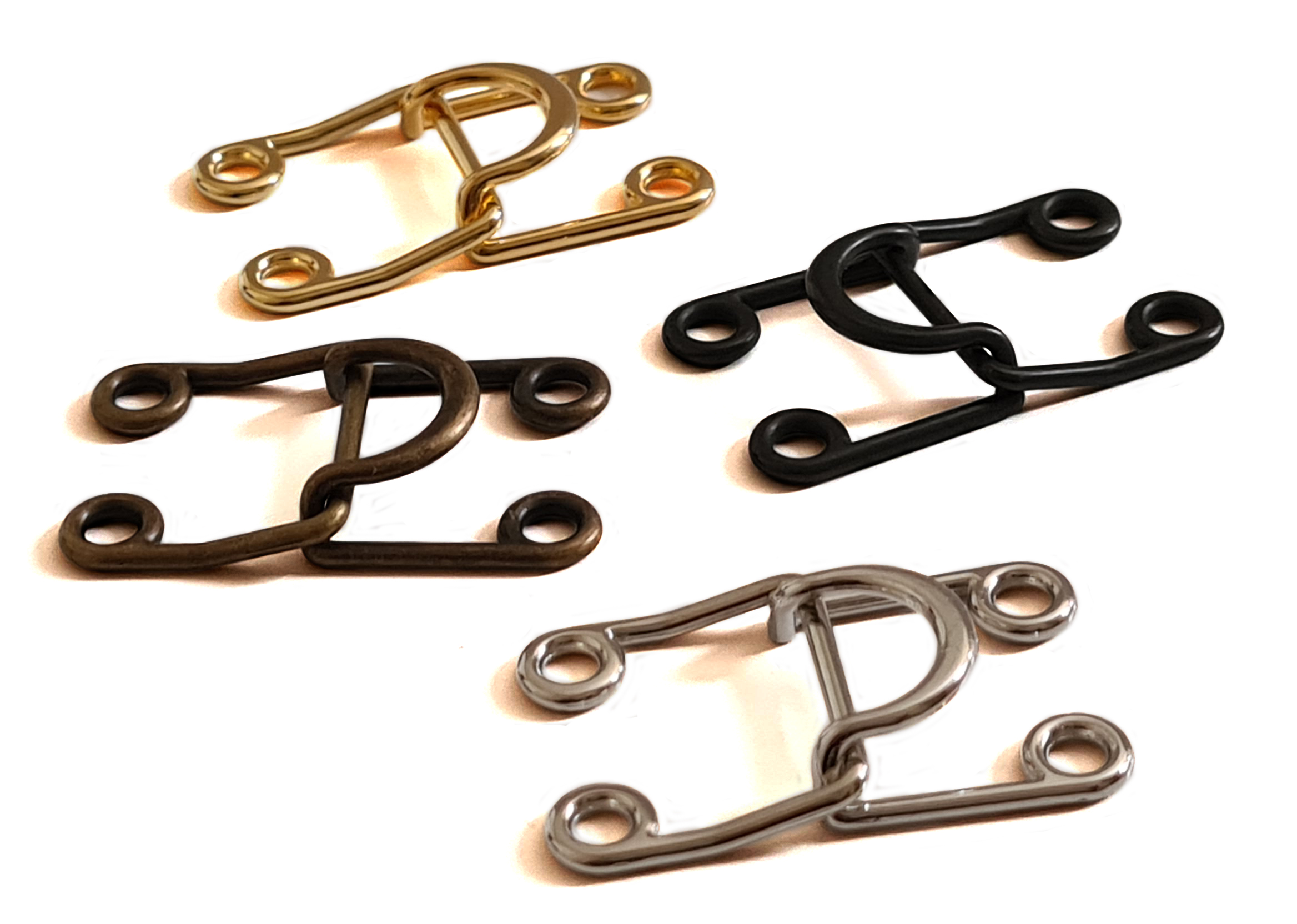 Metal Hook & Eye Set