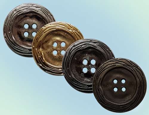 4-Hole Metal Button
