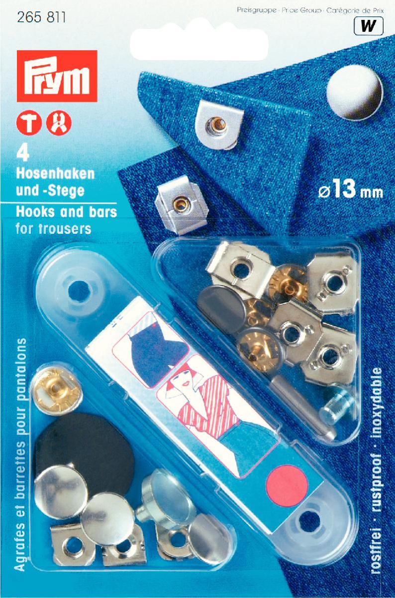 Prym Non-Sew 13mm Hooks and Bars