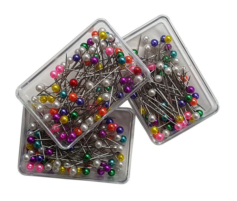 Pearlised Plastic Head Pins