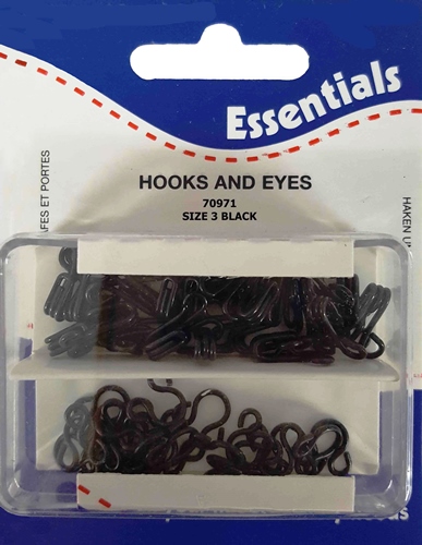 Hooks And Eyes Size 3