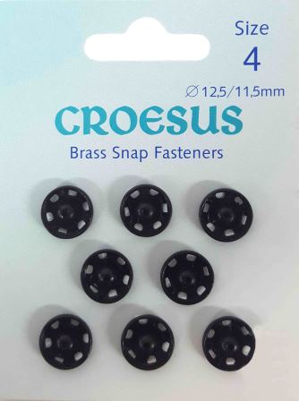 Brass Snaps Size 4