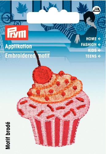 Prym Embroidered Cupcake Motif