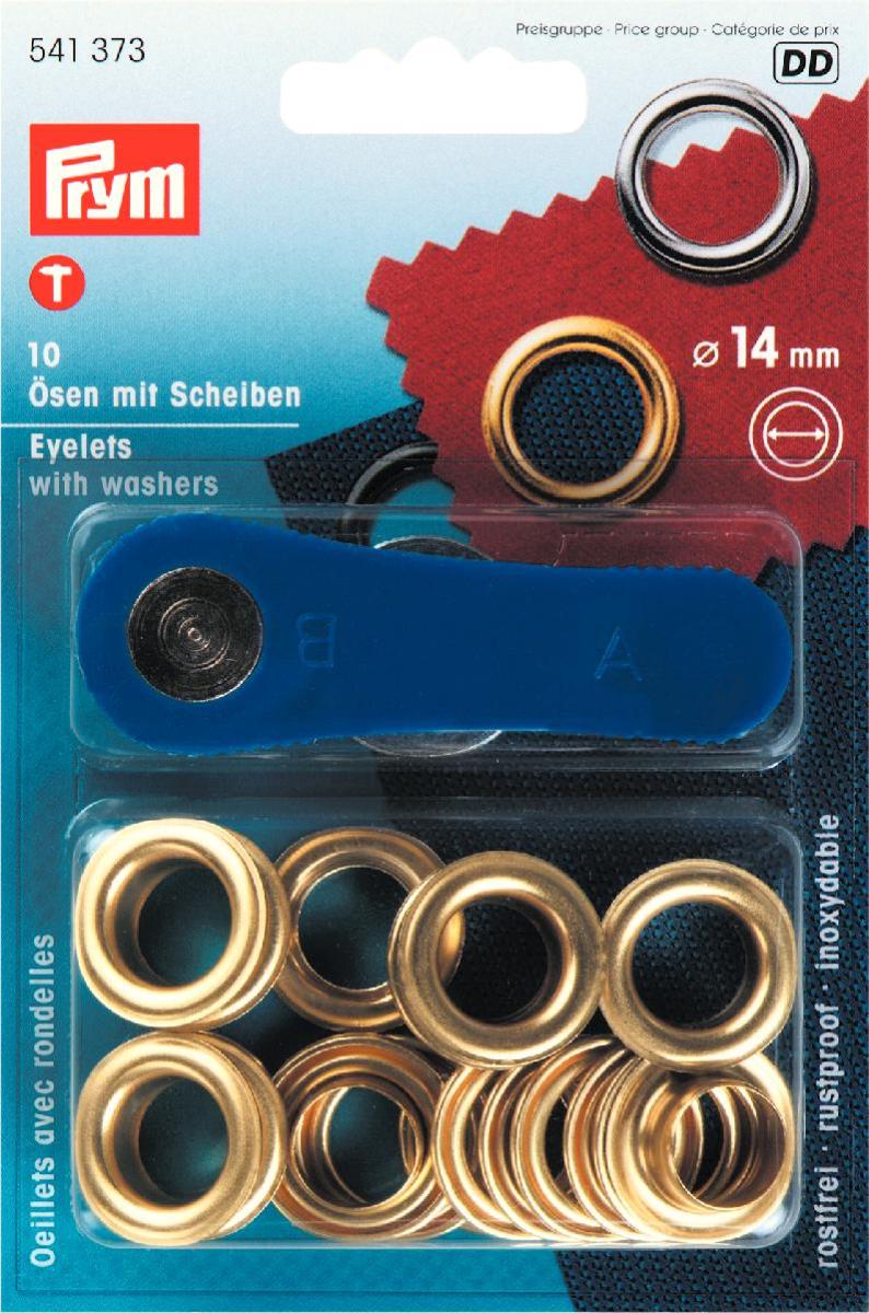 10 Eyelets with Washers with tool