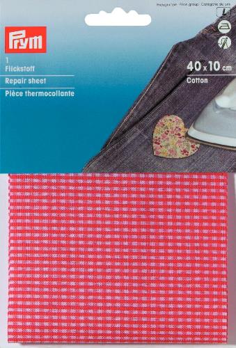 Prym Cotton Repair Sheet - Red