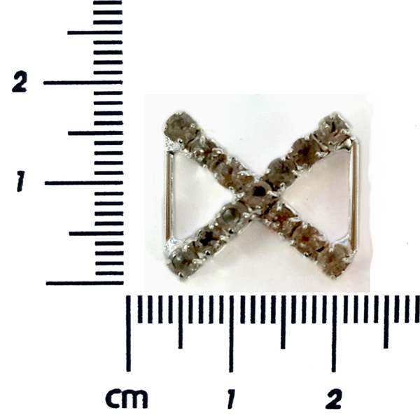 Diamante Slider Cross Buckle