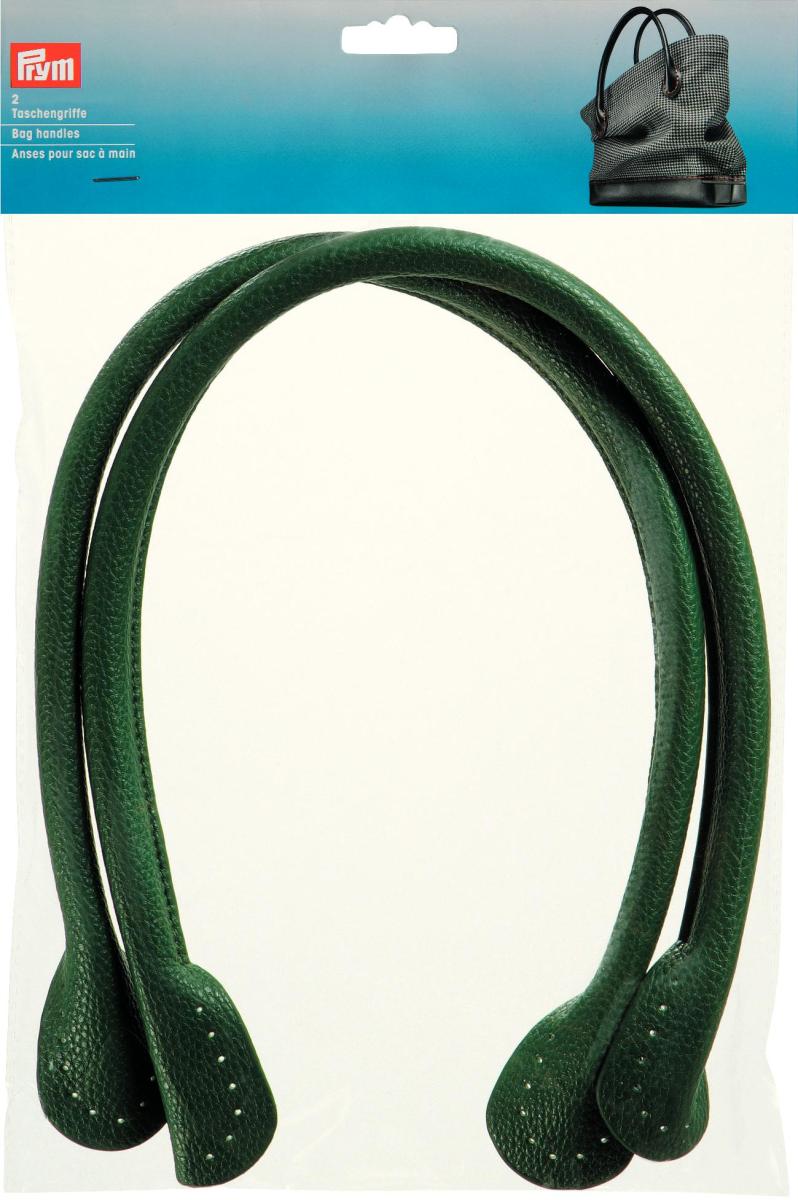 Prym Leatherette Bag Handles Green