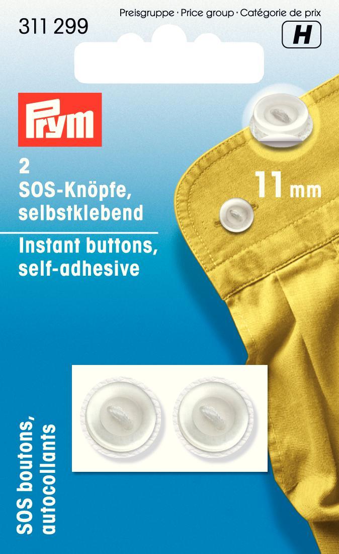 Prym Instant Buttons, Self-adhesive