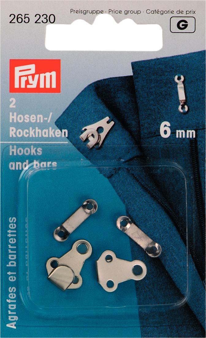 Prym 6mm Hooks and Bars