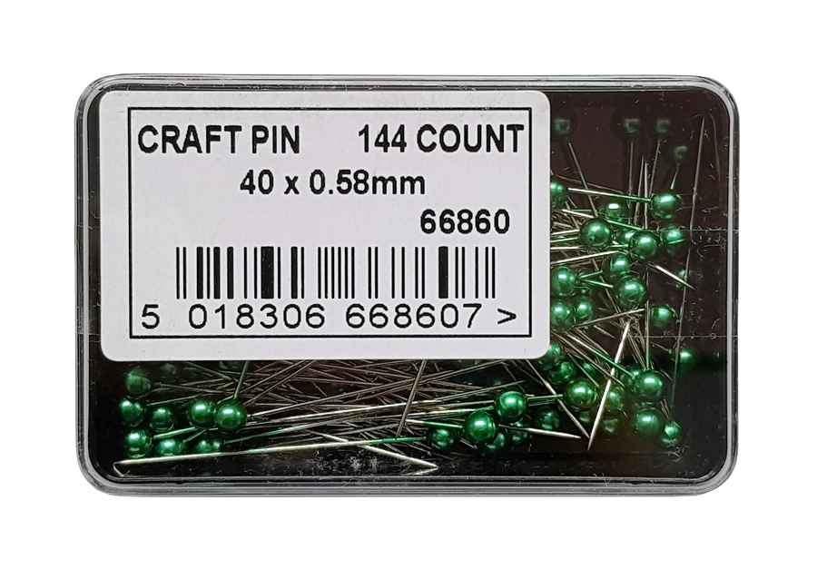 144 Green Craft Pins