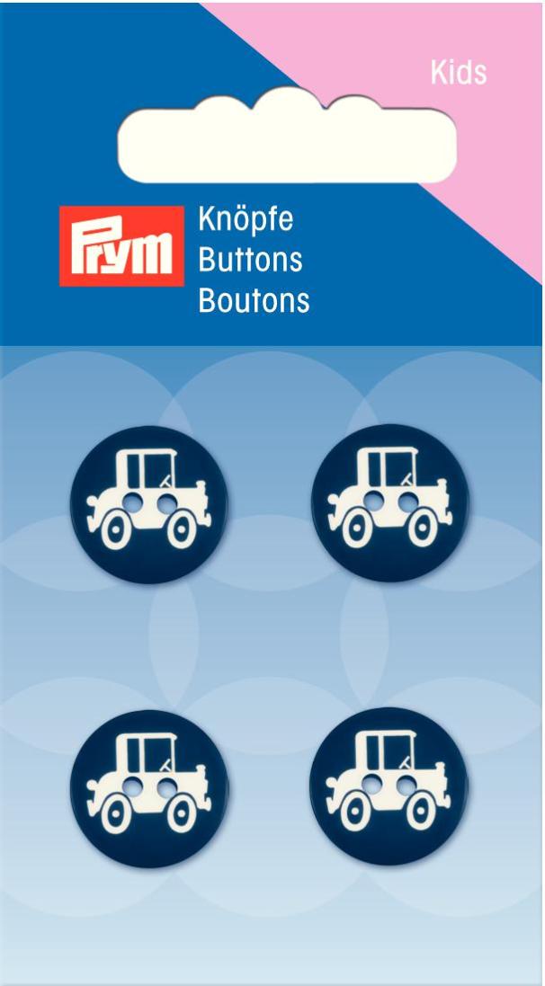 Prym 2-Hole Kids Car Buttons