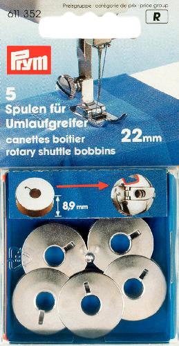 Prym Metal Machine Rotary Shuttle Bobbins