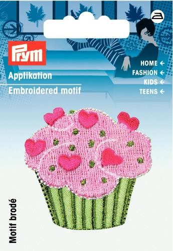 Prym Embroidered Cupcake Motif