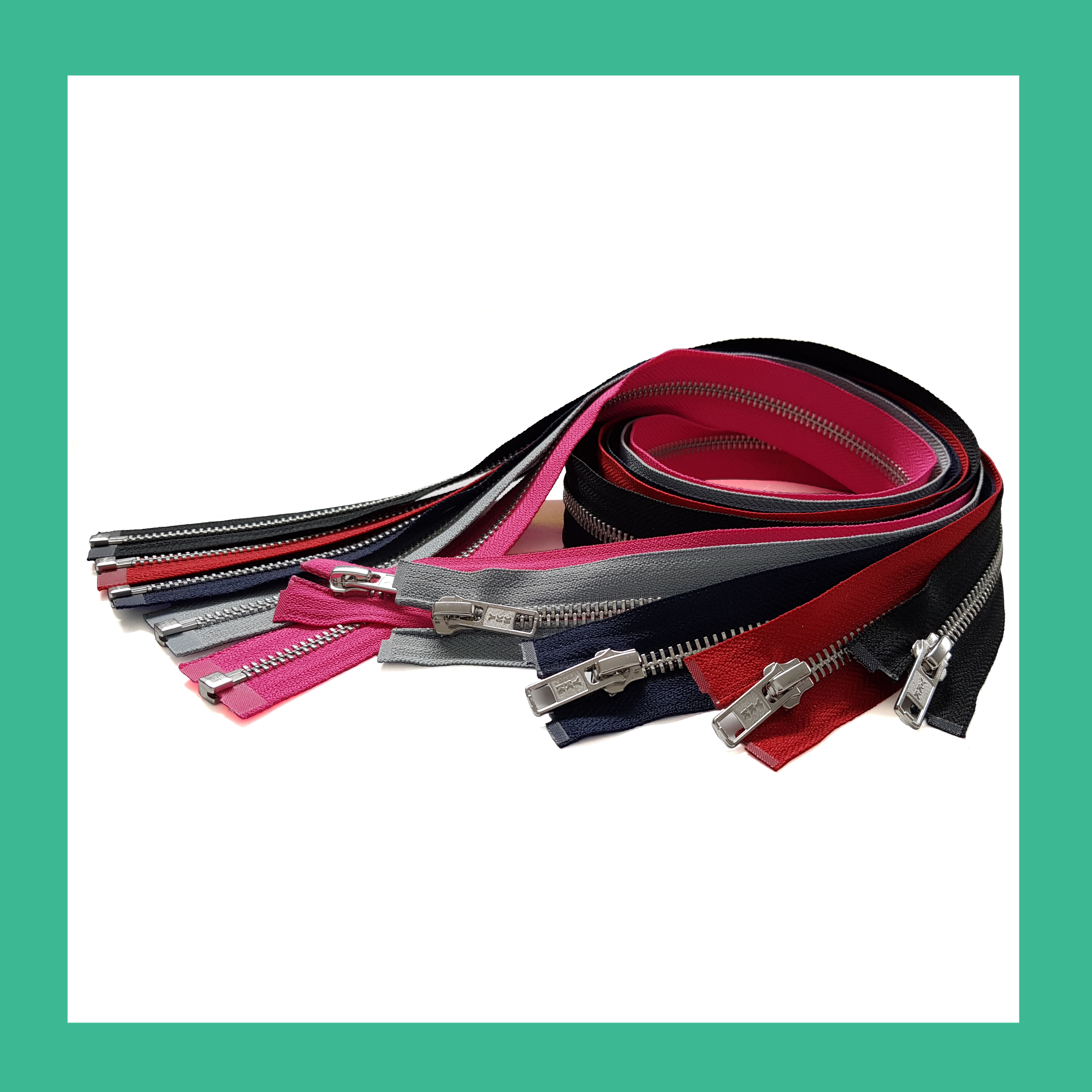 YKK NO.5 Aluminium  Open End Zips