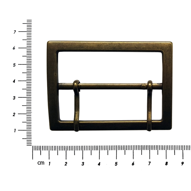 60mm Double Prong Metal Buckle