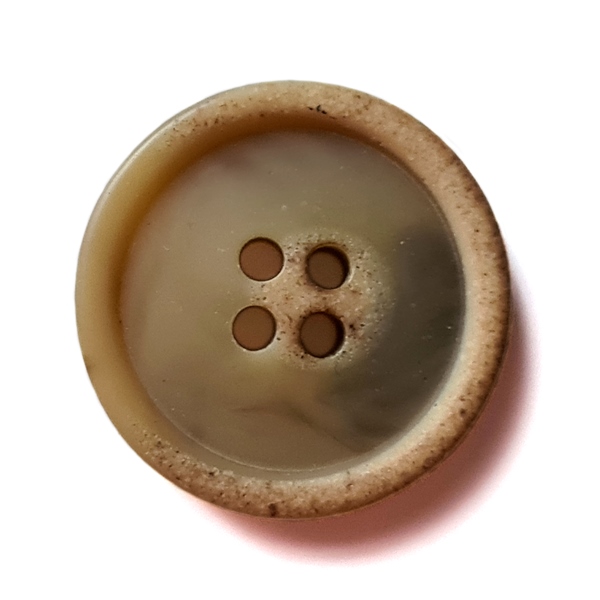 4-Hole Mock Horn Button