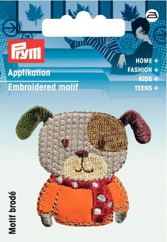 Prym Embroidered Dog Motif