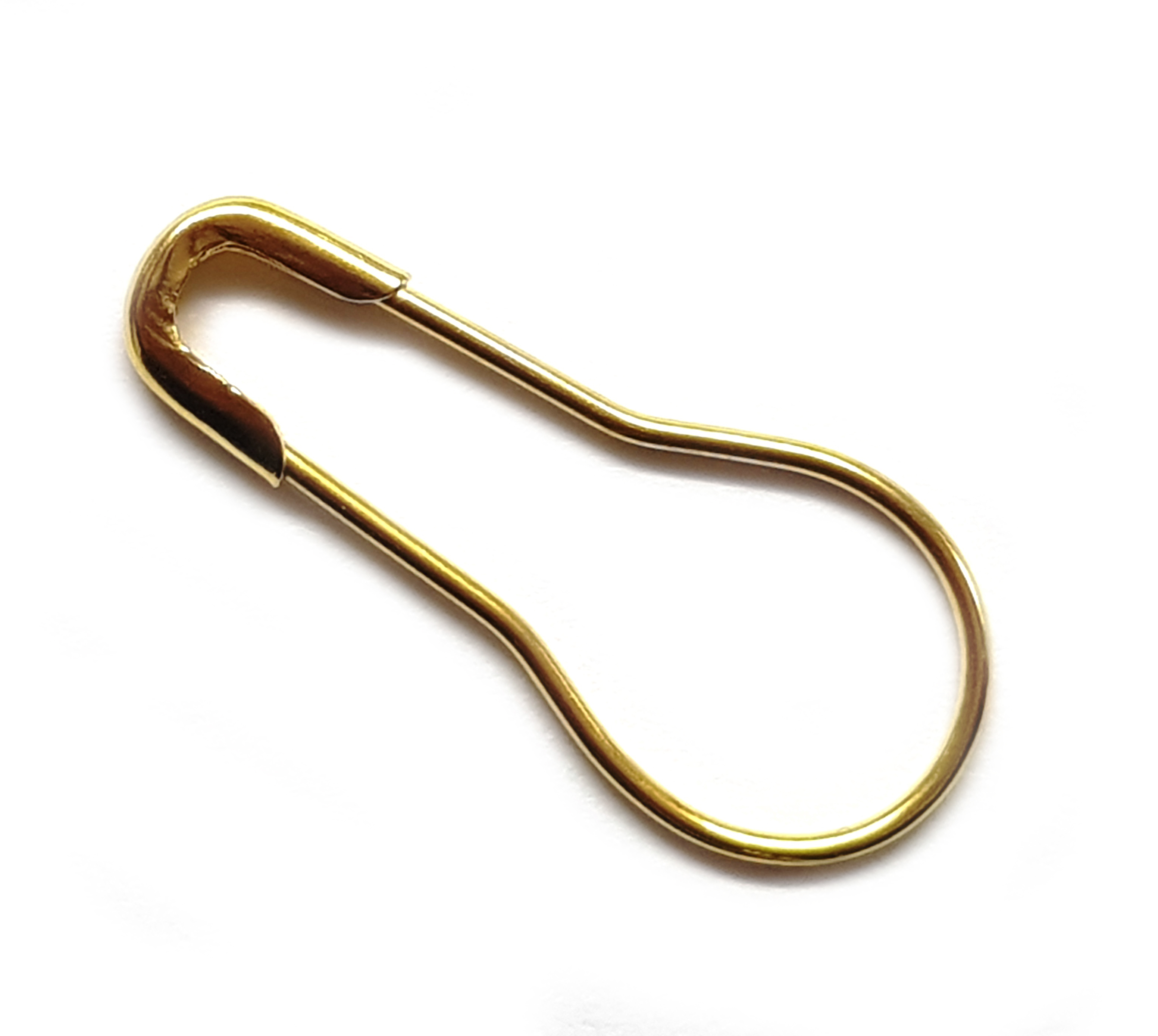 22mm Gold Pear Shaped Safety Pins