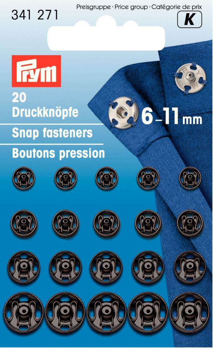 Prym 6-11mm Snap fasteners