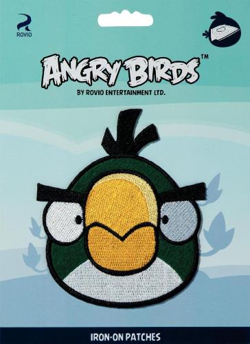 Prym Iron-On Angry Birds Patch - Green
