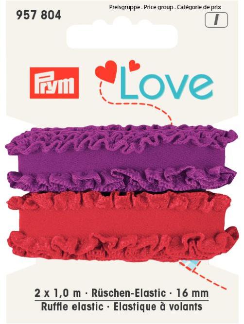 Prym Ruffle Elastic 2x1m of 16mm