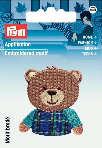 Prym Embroidered Teddy Bear Motif