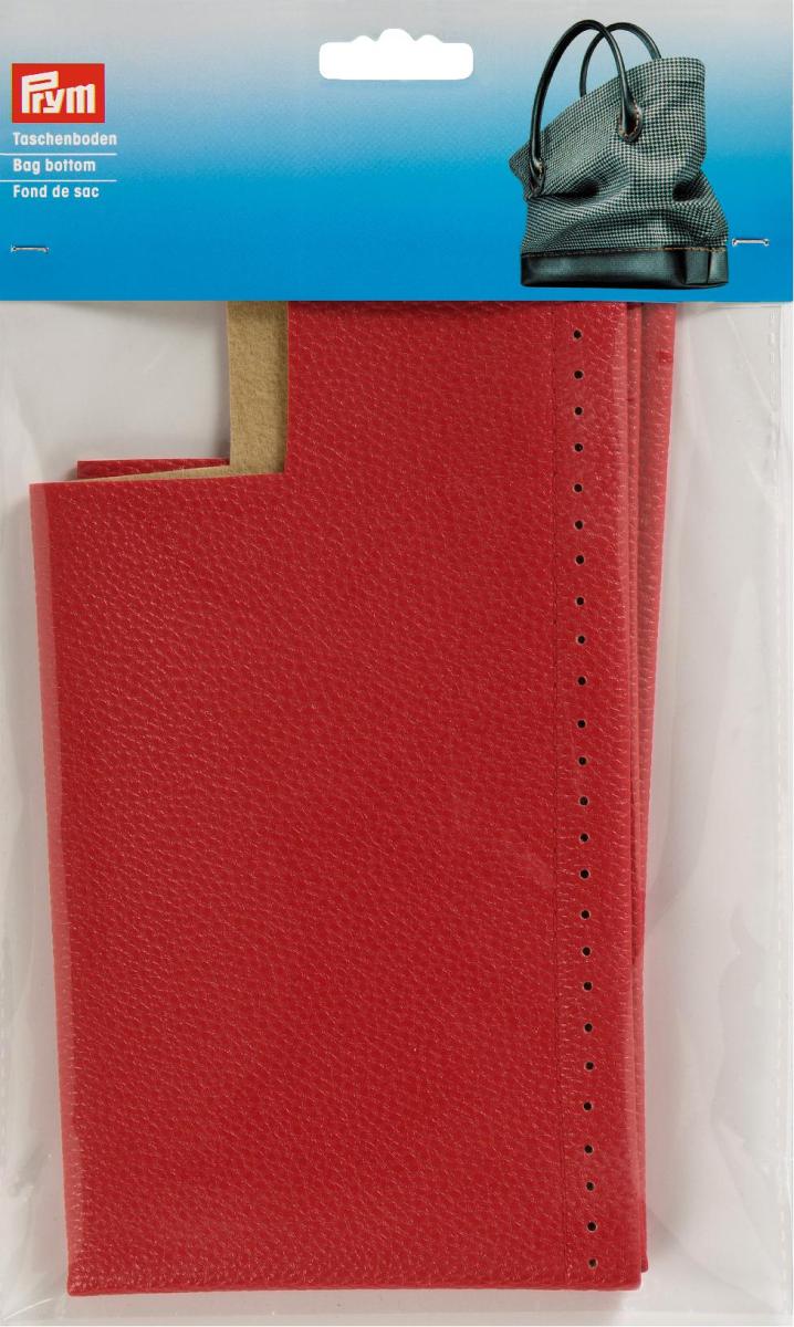 Prym Leatherette Bag Bottom Red