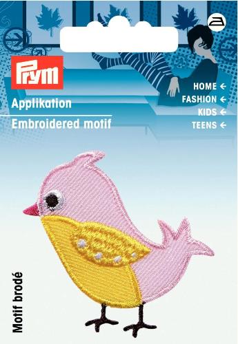 Prym Embroidered Bird Motif