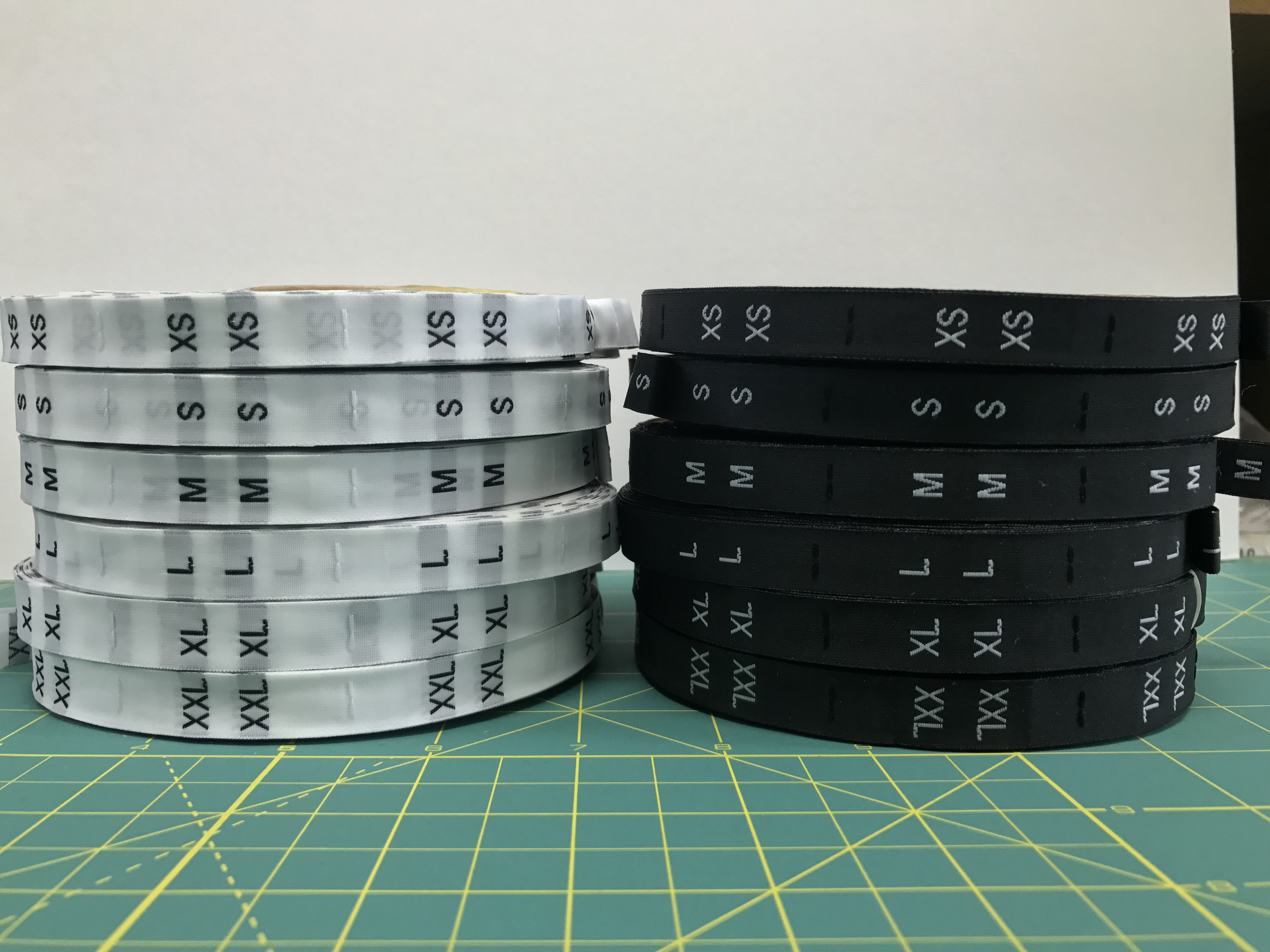 Woven Size Labels