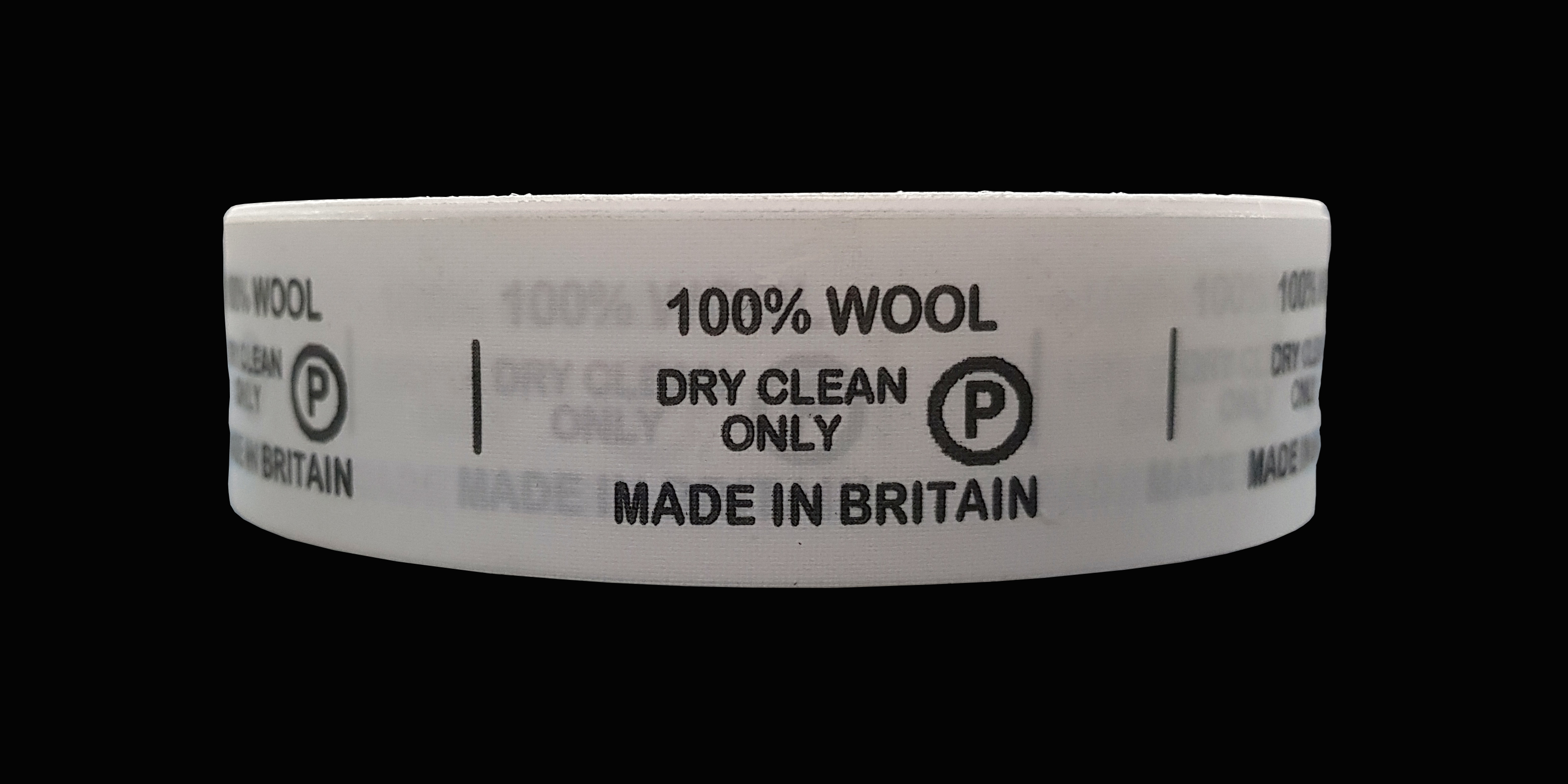 100% Wool Care Labels