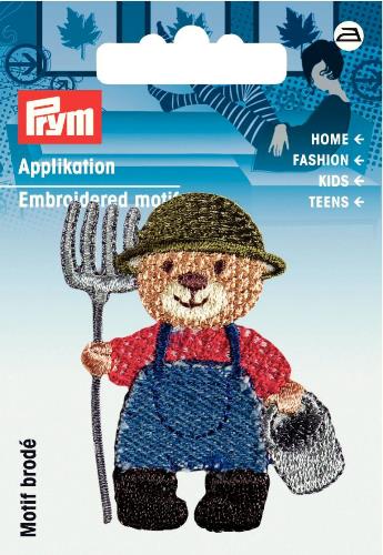 Prym Embroidered Bear Motif